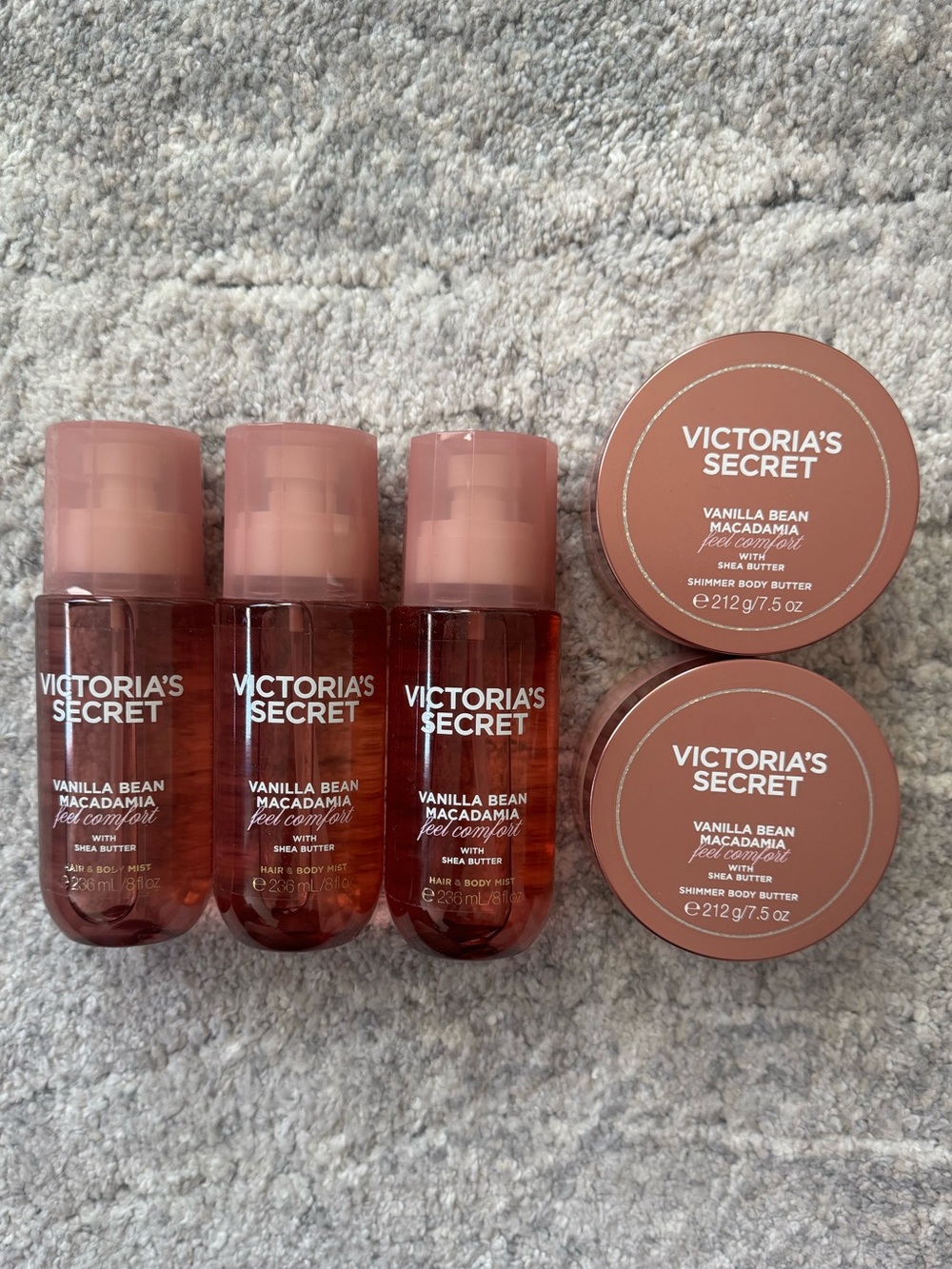 Victoria Secret- vanilla bean macadamia fragrance bundle